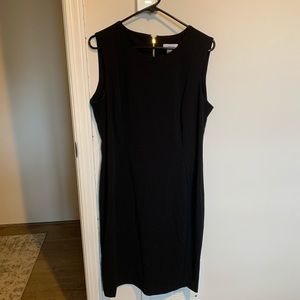 Calvin Klein fitted black dress